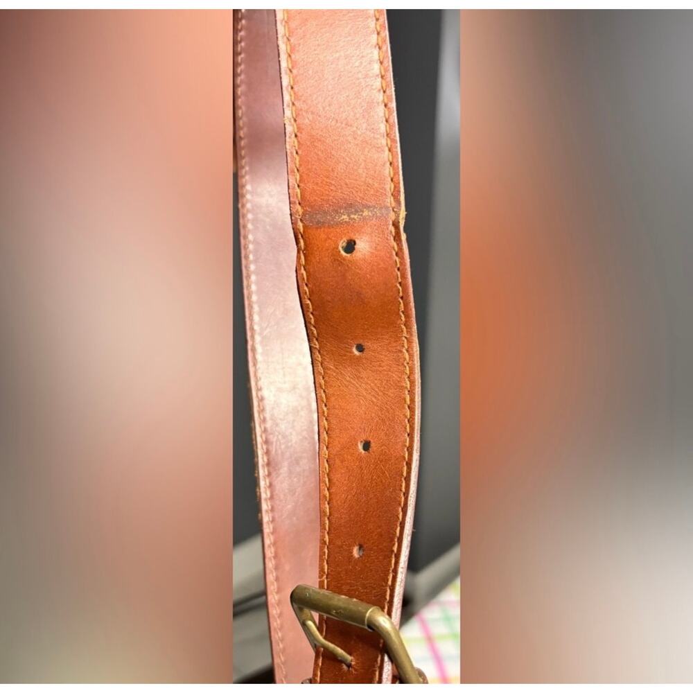 Ralph Lauren Vintage Brown/Black Checkered Crossbody - Picture 5 of 5
